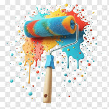 فرش وبكرات دهان